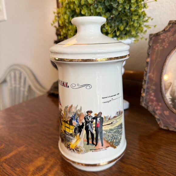 1969 Memphis Stitzel Weller Sesquicentennial Porcelain Decanter - Picture 7 of 15